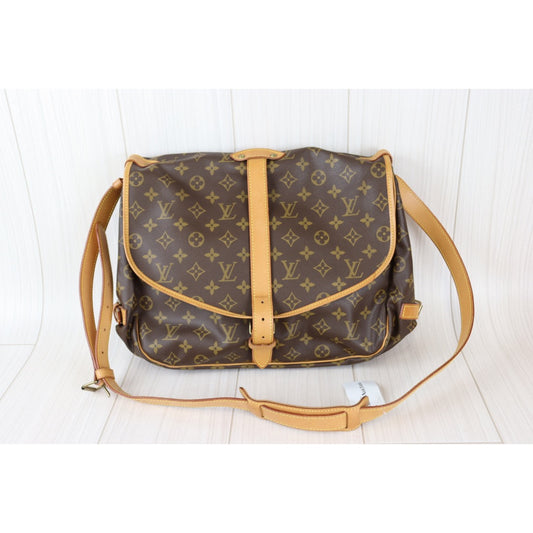 Rank A｜ LV Monogram Saumur GM Shoulder Bag｜092317