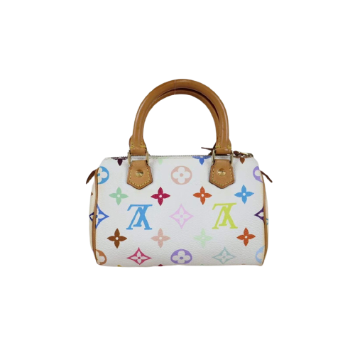 Rank AB ｜ LV Multi Monogram Mini Speedy Handbag｜091310