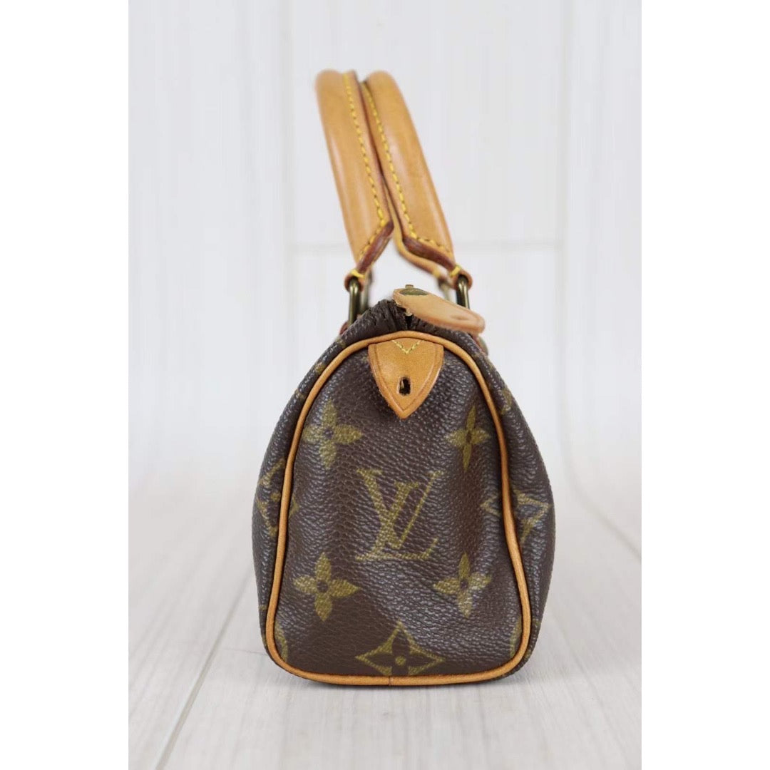 Rank AB ｜ LV Monogram Mini Speedy Handbag ｜091001