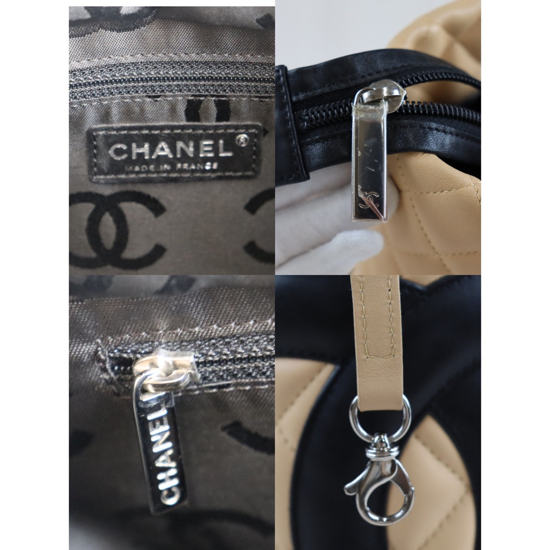 Rank AB ｜Chanel Cambon Tote Quilted Leather Medium ｜091607