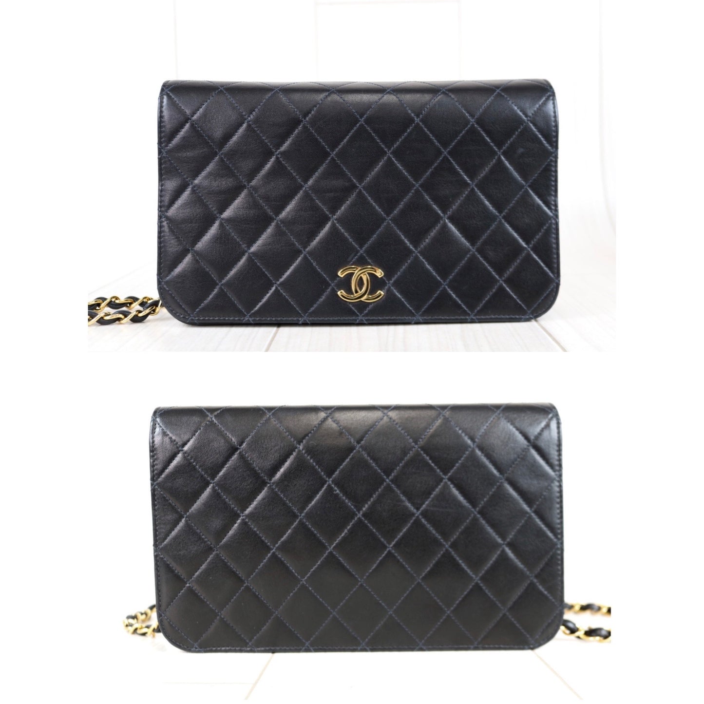 Rank A ｜    CHANEL Vintage Matrasse  Lamb Skin  Chain  Shoulder Bag  ｜011203