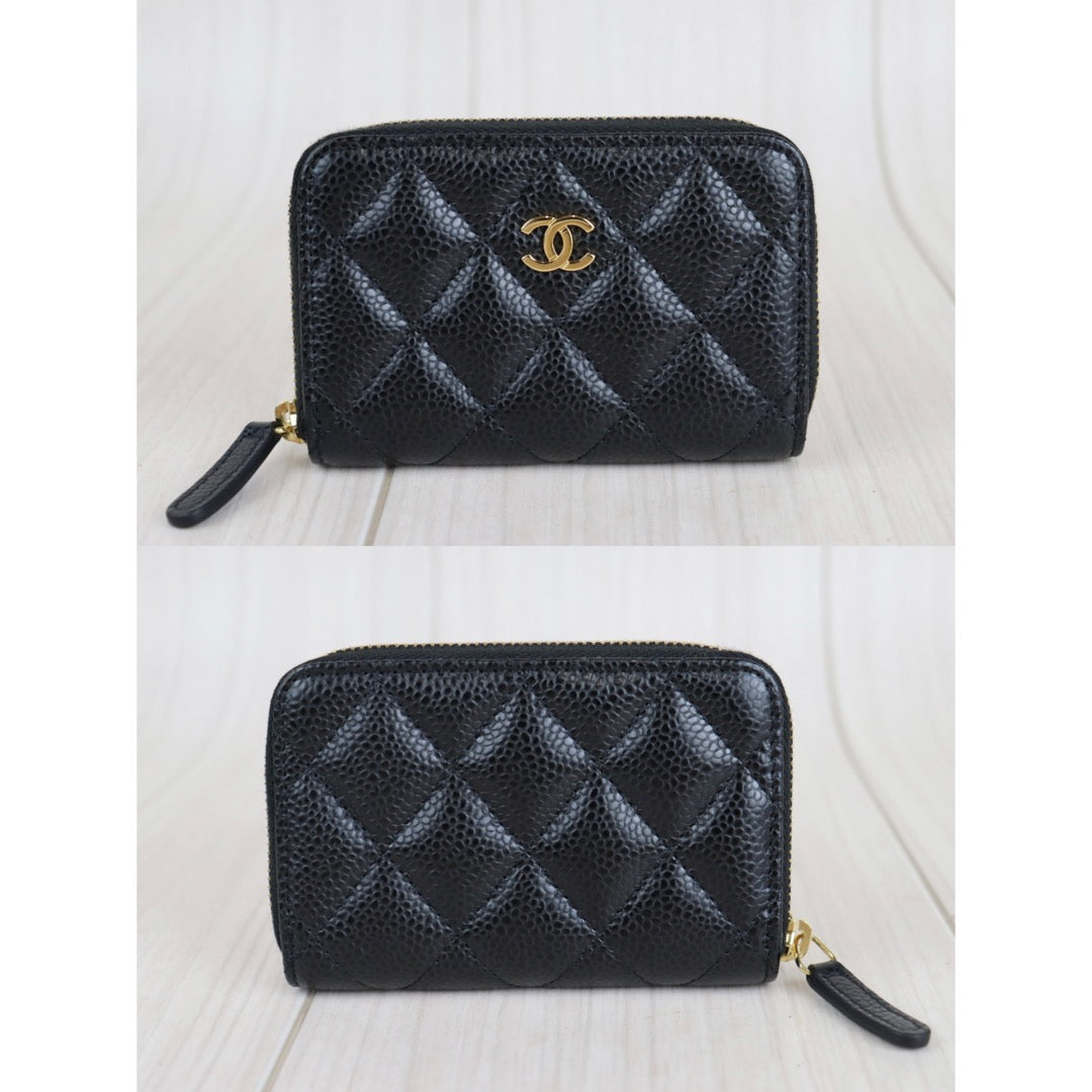 Rank S ｜Chanel Caviar Skin Card Holders｜092605