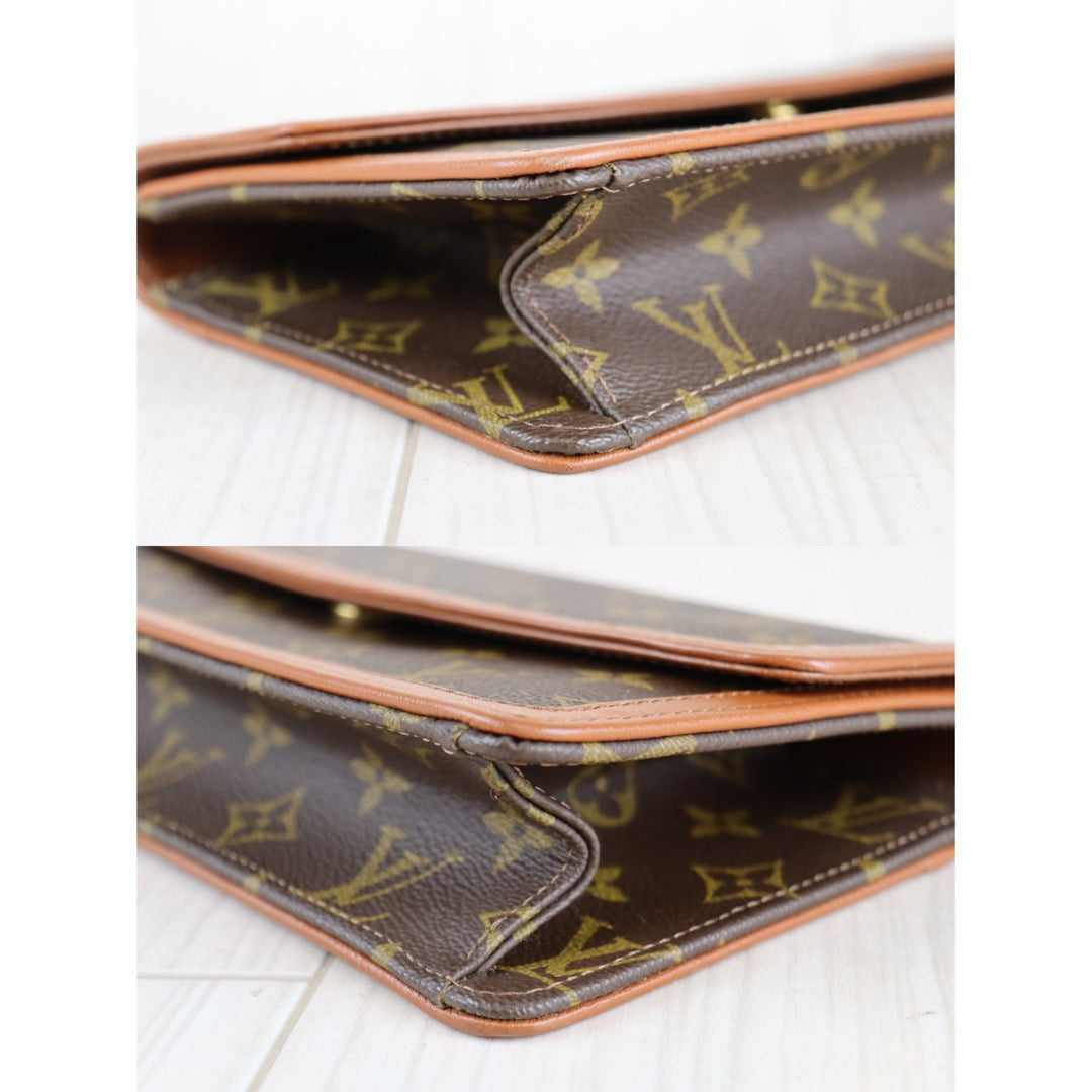 Rank A ｜ LV Monogram Pochette Dame Vintage Clutch Bag｜22110702