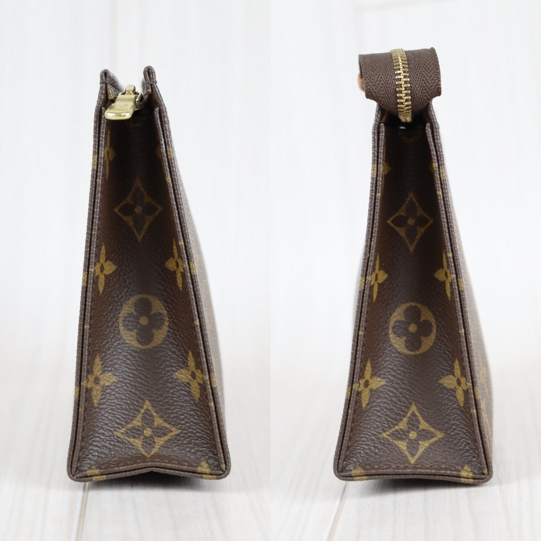 Rank A LV Monogram Pochette Toilette 19 22110703 BRAND GET