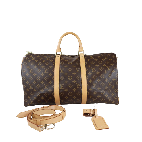 Rank A ｜ LV Monogram Keypol Bandrière 50 ｜092710