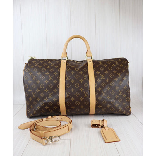 Rank A ｜ LV Monogram Keypol Bandrière 50 ｜092710