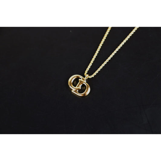 Rank SA ｜ Dior CD Necklace 18k Gold Plated ｜092801