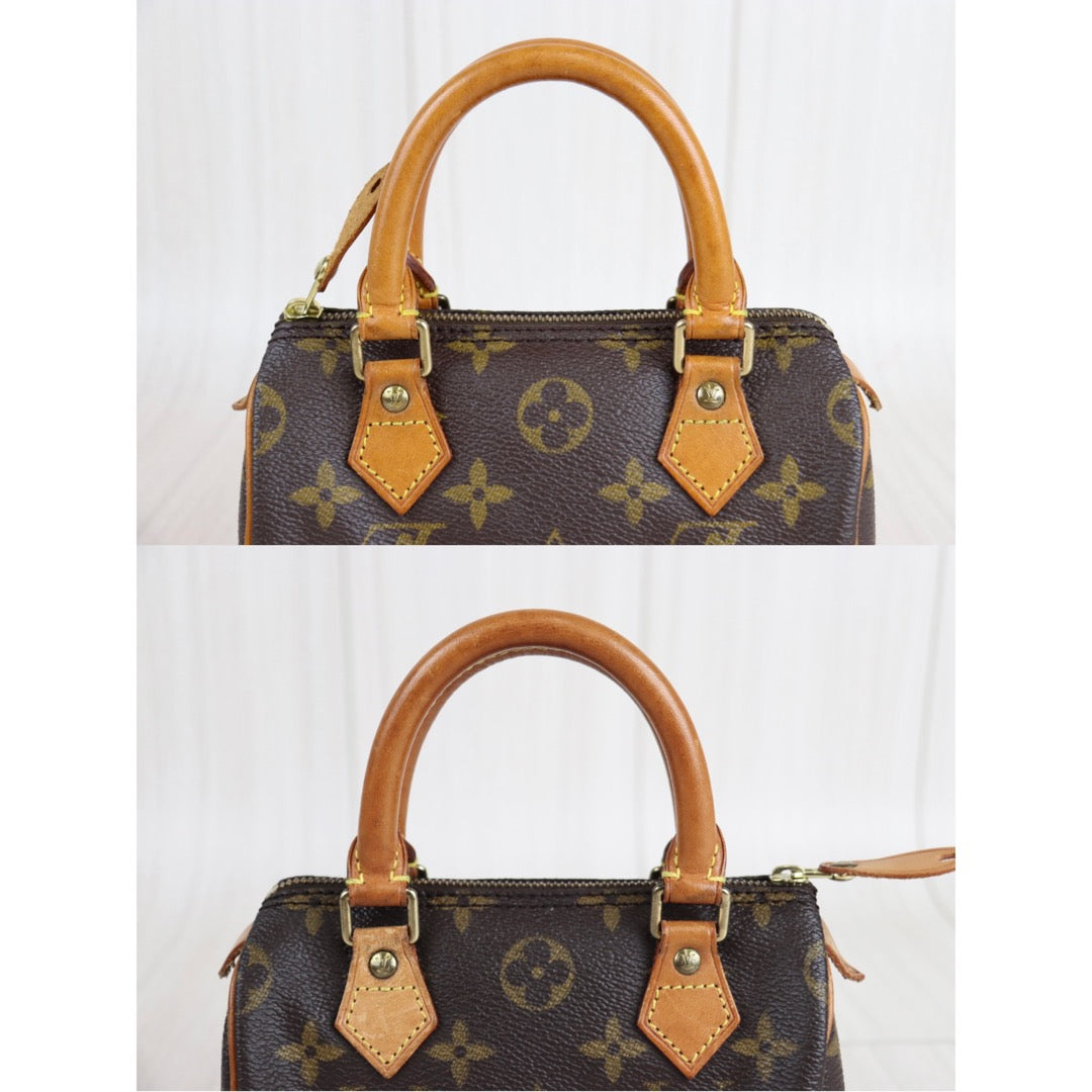 Rank AB ｜ LV Monogram Mini Speedy Handbag ｜092804