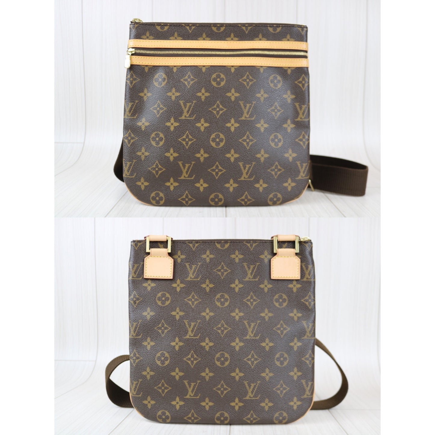 Rank A｜LV Monogram Pochette Bosfall Diagonal  Shoulder Bag｜011802