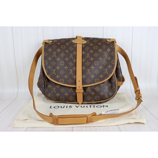 Rank A ｜ LV Monogram Saumur 35 Shoulder Bag｜092921