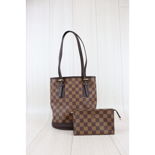 Rank A ｜ LV Damier Petit Bucket PM Tote Bag ｜22093003