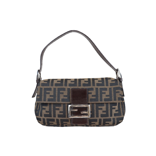 Rank A ｜ FENDI Zucca Mamma Baguette Shoulder Bag ｜22100303