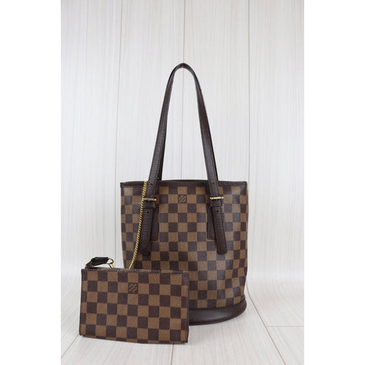 Rank A ｜ LV Damier Petit Bucket PM Tote Bag ｜22101101