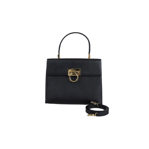 Rank A ｜Ferragamo Gancini 2WAY Handbag Shoulderbag｜22101106