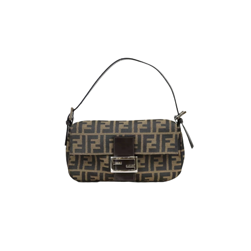 Rank A ｜ FENDI Zucca Mamma Baguette Shoulder Bag ｜012809