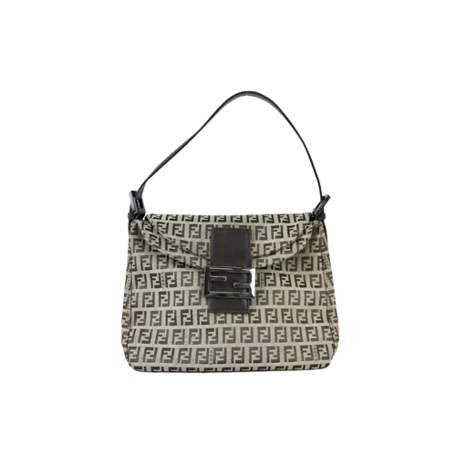 Rank A ｜ FENDI Zucca Mamma Baguette Shoulder Bag ｜073122