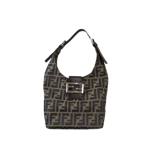 Rank A ｜ FENDI Zucca Mamma Baguette Shoulder Bag ｜020203