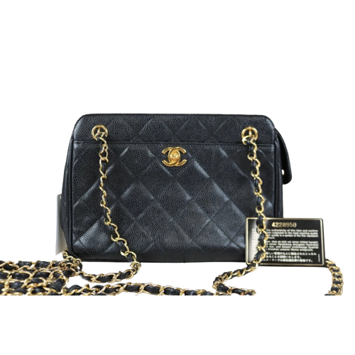 Rank A ｜CHANEL Caviar Skin Shoulder Bag｜031211