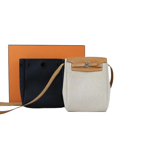 Rank A ｜  HERMES Herbag TPM Mini Shoulder Bag   ｜122906