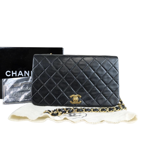 Rank A ｜ CHANEL Vintage Matrasse Lamb Skin Chain Shoulder Bag ｜021607