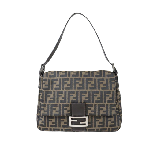 Rank A ｜  FENDI Zucca Mamma Baguette Shoulder Bag ｜090309