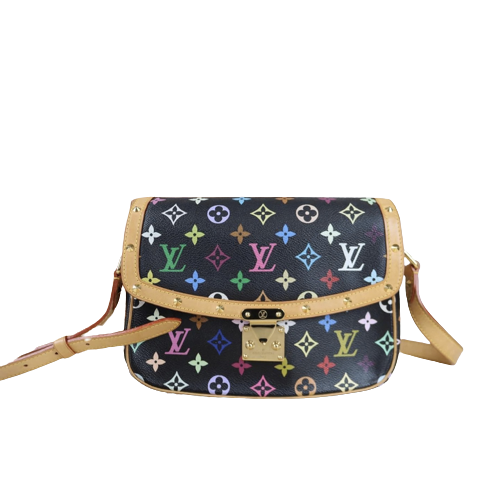 Rank A ｜    LV Monogram Multicolor Sologne Shoulder Bag   ｜122311