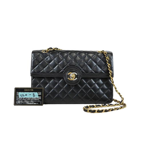 Rank A ｜ CHANEL Limited to Paris Matrasse Lamb Skin Chain Shoulder Bag ｜021401