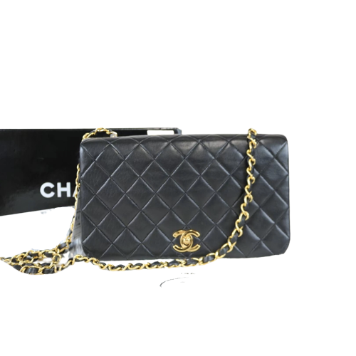 Rank A ｜ CHANEL Vintage Matrasse Lamb Skin Chain Shoulder Bag ｜021510