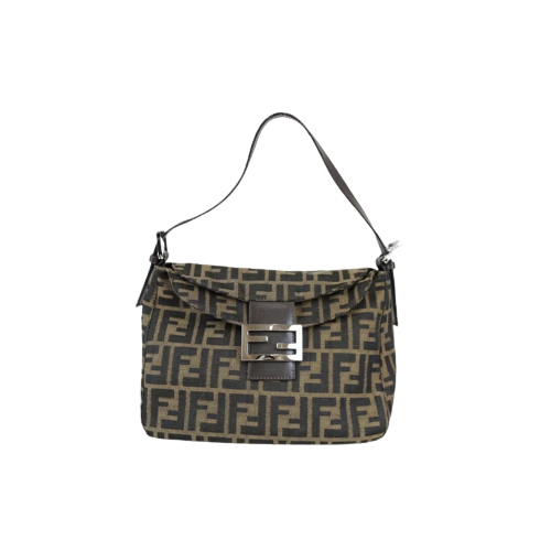 Rank A ｜ FENDI Zucca Mamma Baguette Shoulder Bag ｜031206