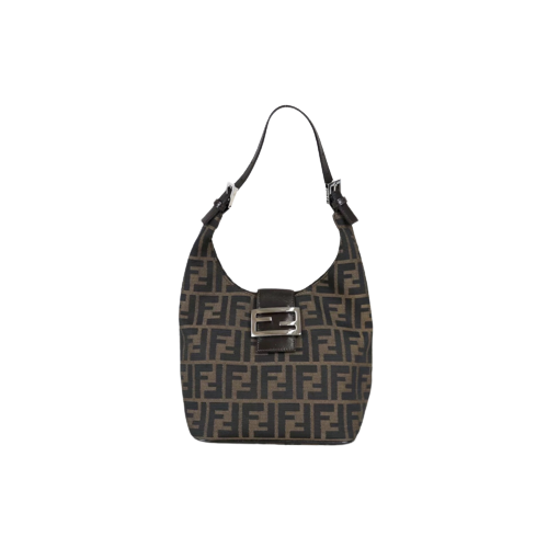 Rank A ｜ FENDI Zucca Mamma Baguette Shoulder Bag ｜031406