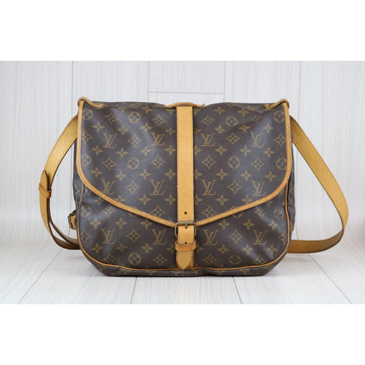 Rank AB ｜ LV Monogram Saumur 35 Shoulder Bag｜092109