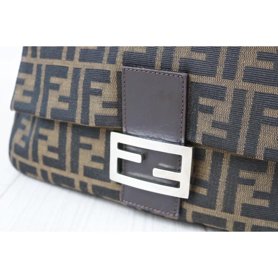 Rank A ｜  FENDI Zucca Mamma Baguette Shoulder Bag ｜090309