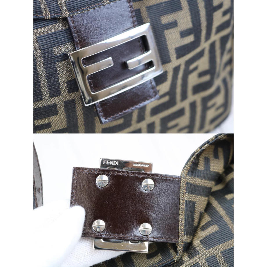 Rank A ｜     Fendi Zucca Pattern Semi Shoulder Bag    ｜092603