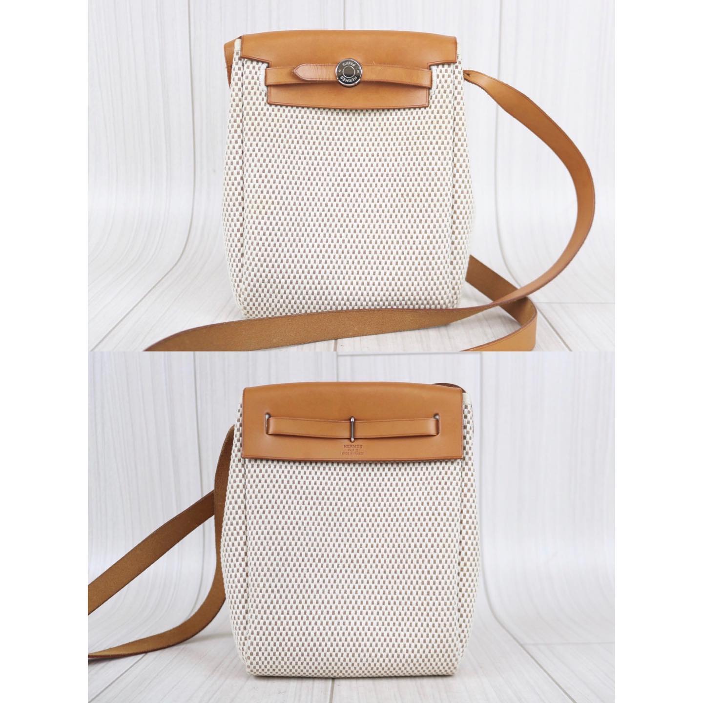 Rank A ｜  HERMES Herbag TPM Mini Shoulder Bag   ｜122906