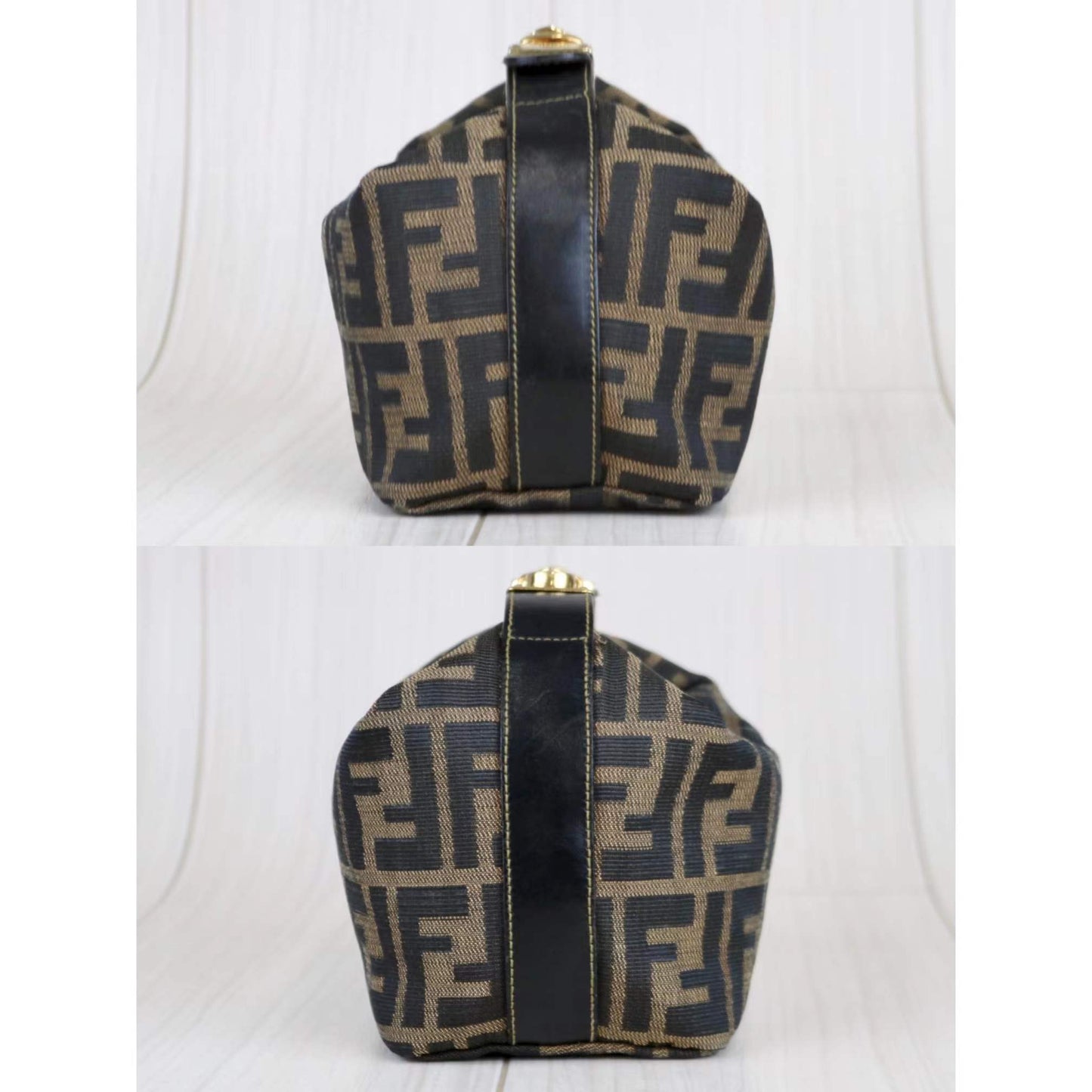 Rank AB ｜  FENDI Zucca Handbag ｜012611