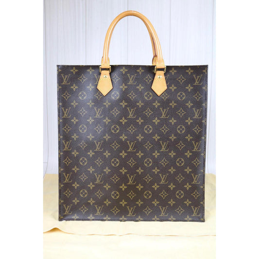 Rank A ｜    LV Monogram Sac Plat Tote Bag    ｜082802