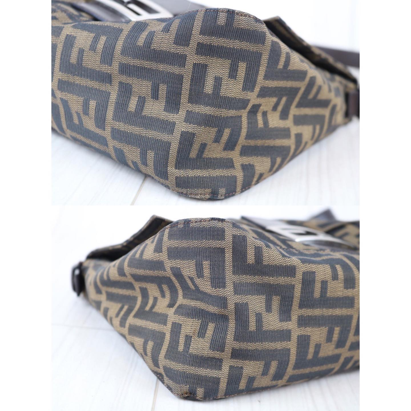 Rank AB ｜  FENDI Zucca Mamma Baguette Shoulder Bag ｜093008