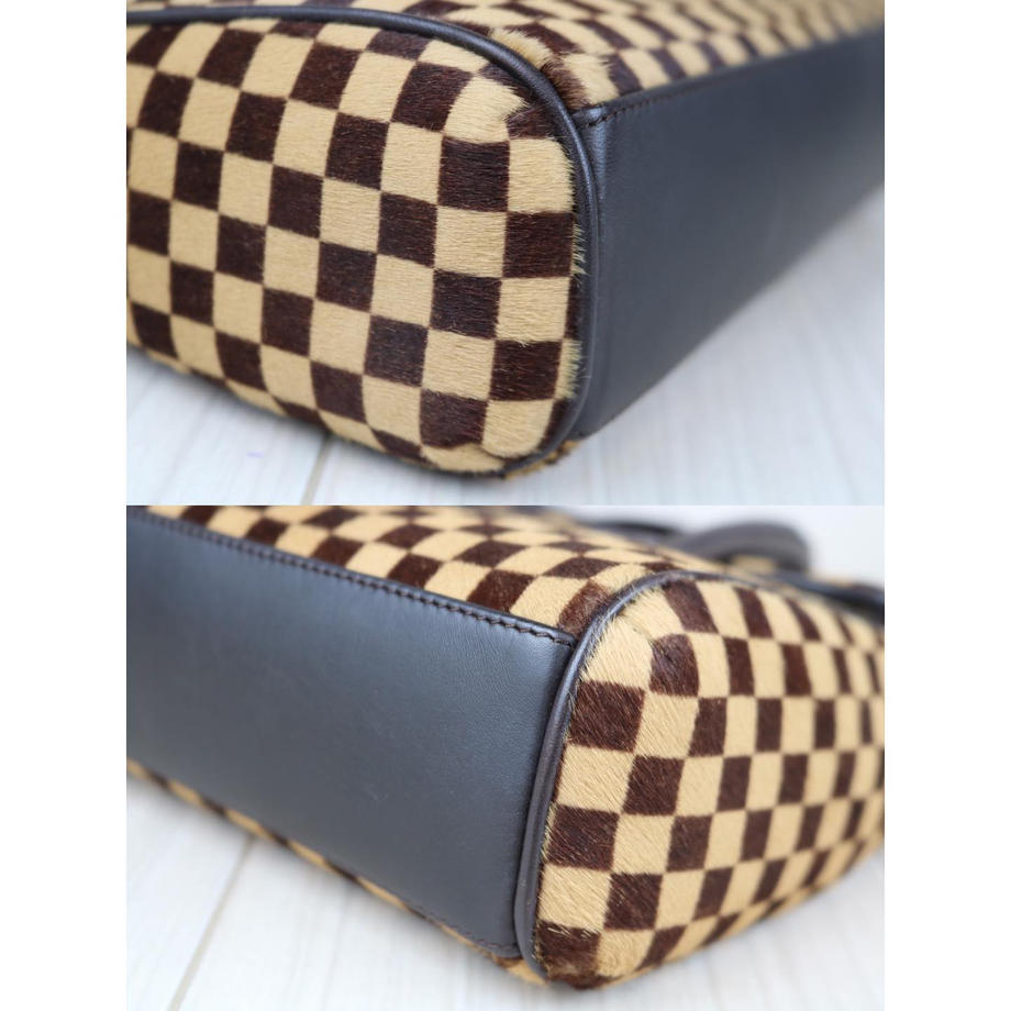 Rank SA ｜   LV Damier Sauvage Calf Hair Handbag ｜090903