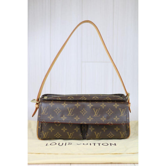 Rank A ｜   LV Monogram Viva Cite MM Shoulder Bag ｜090704