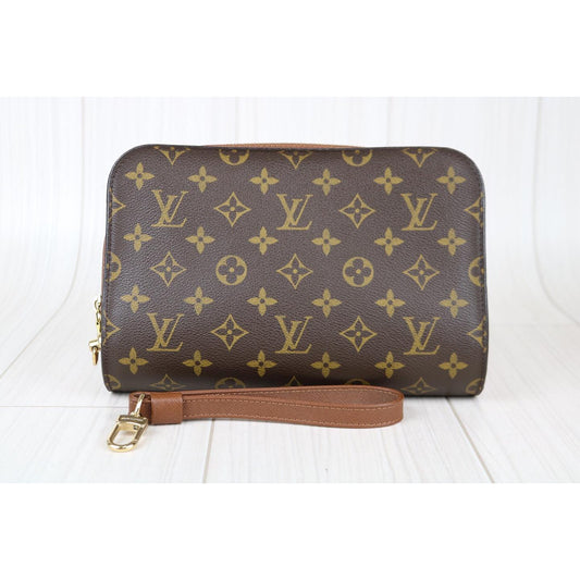 Rank A ｜        LV Monogram Clutch bag Handbag    ｜102101