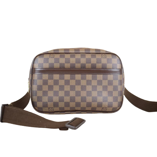W-Rank A ｜ LV Damier Special Order Reporter PM Shoulder Bag