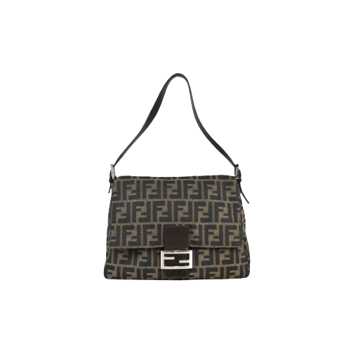 W-Rank A ｜ FENDI Zucca Mamma Baguette Shoulder Bag ｜060402