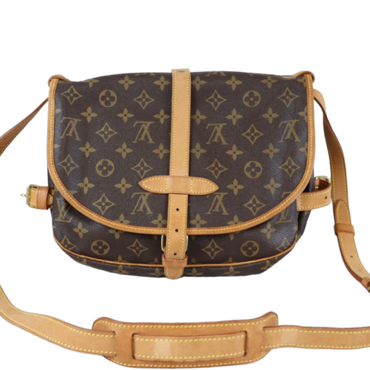 Rank AB｜ LV Monogram Saumur 30 Shoulder Bag｜091406