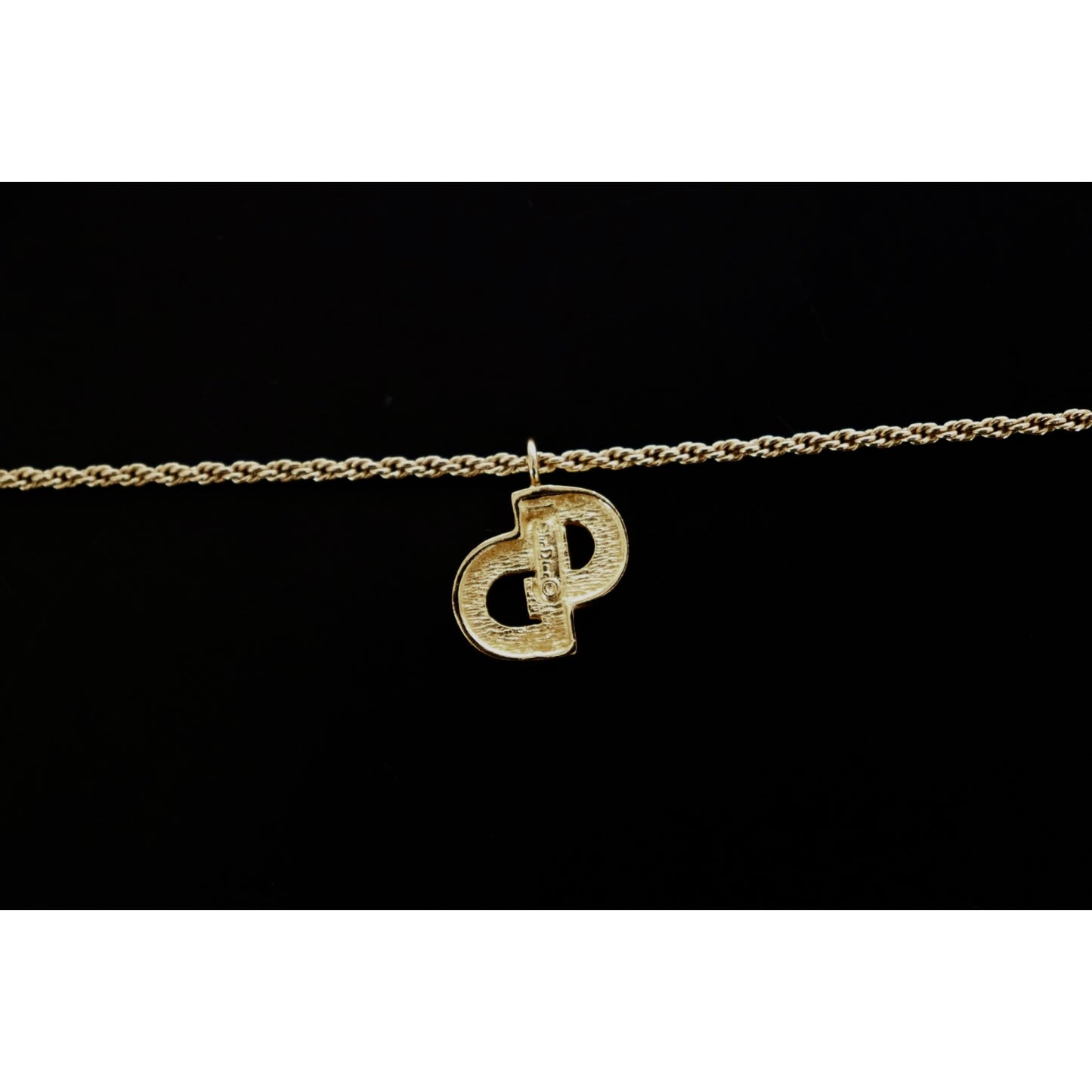 Rank A ｜ Dior CD Necklace 18k Gold Plated ｜090304