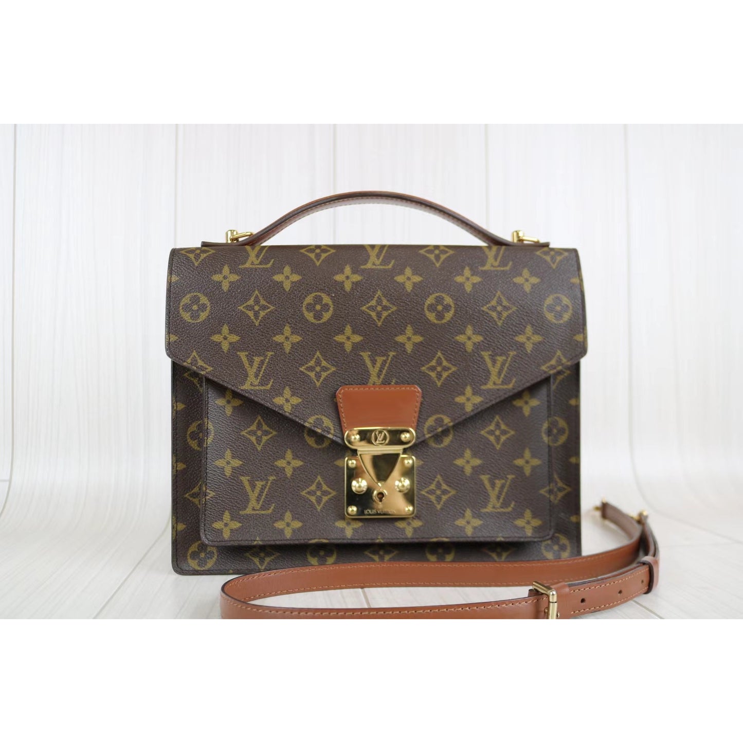 Rank A ｜ LV Monogram Monceau28 Shoulder Bag ｜041606