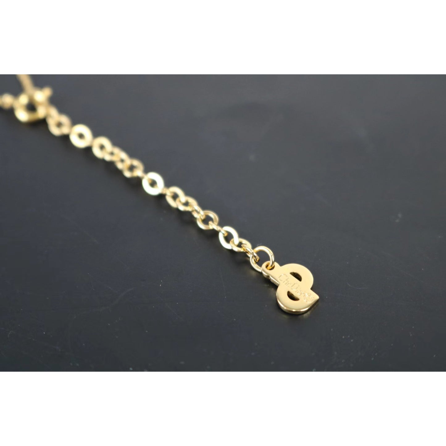 Rank A ｜ Dior Necklace Diamond Gold ｜041801