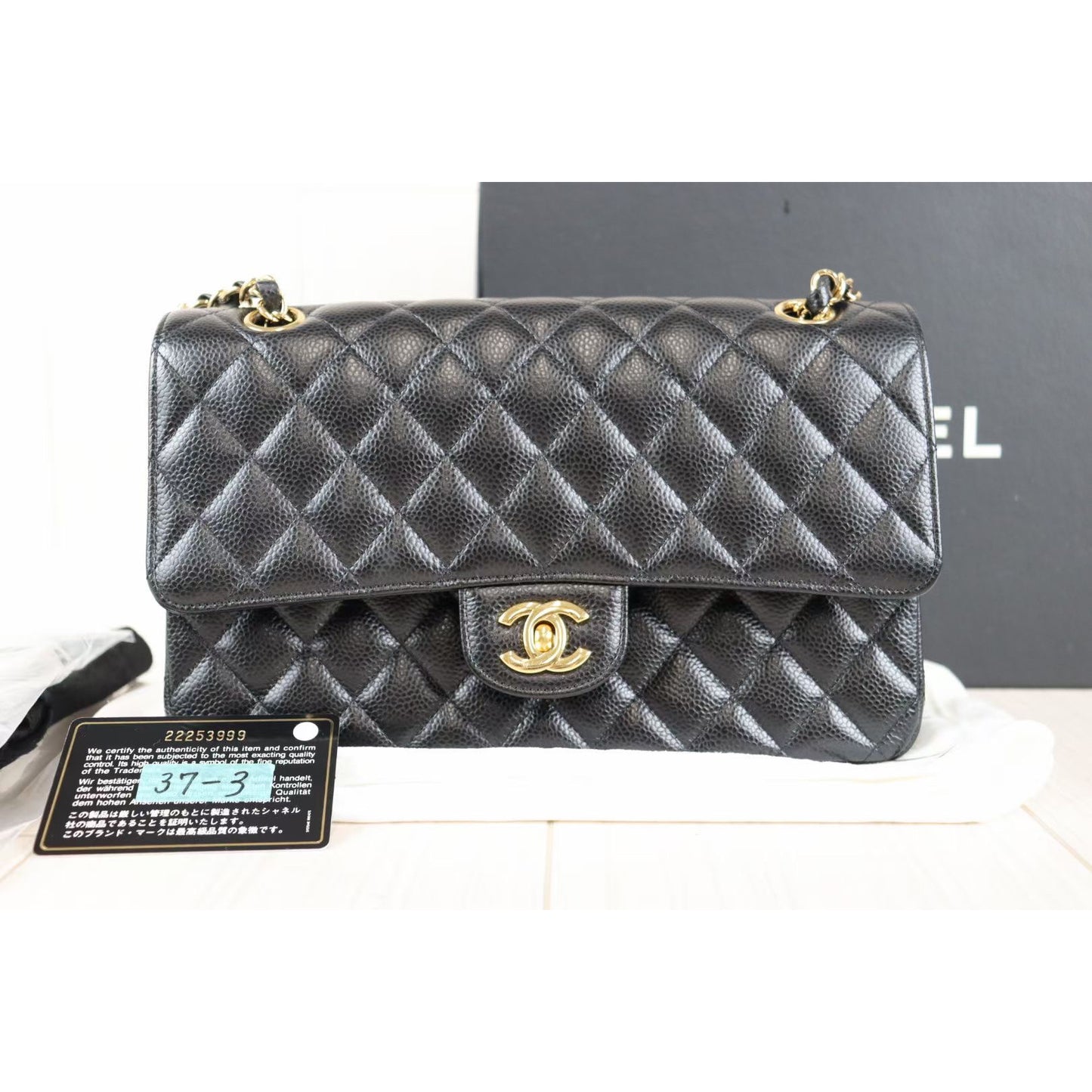 Rank A ｜ CHANEL Matrasse Caviar Skin CF25 Shoulder Bag ｜081907