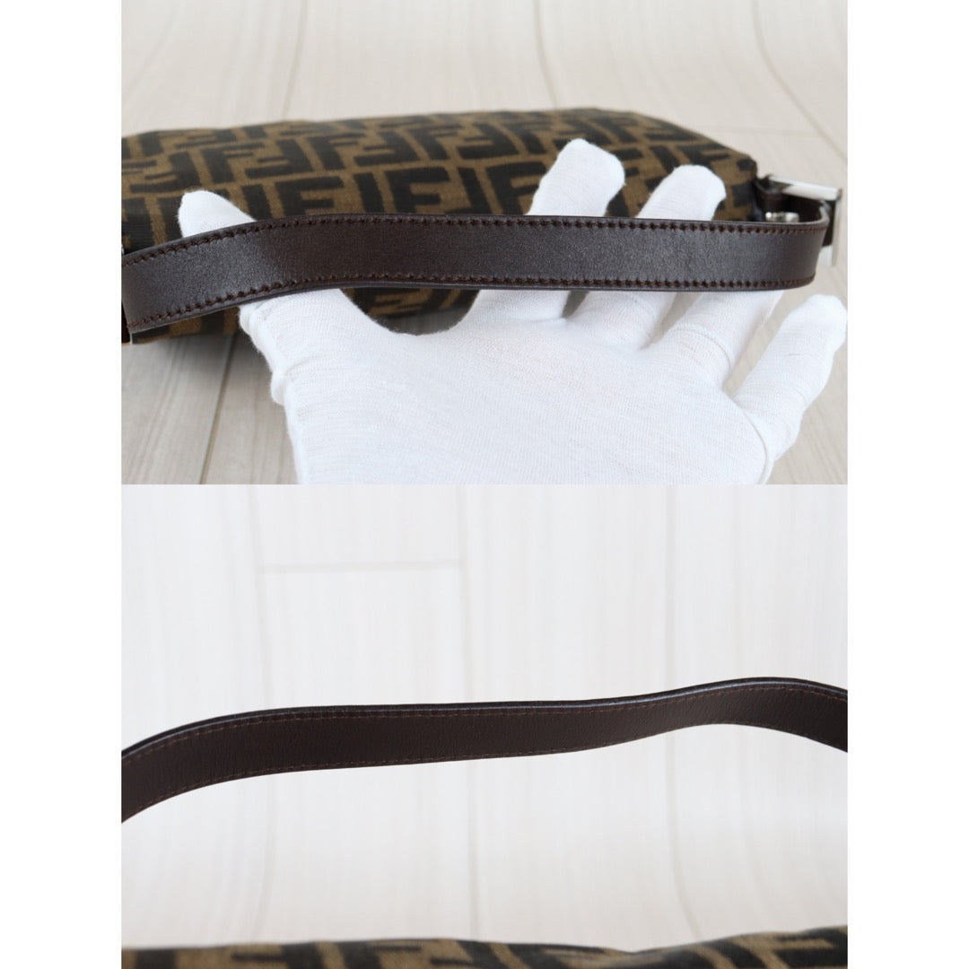 Rank A ｜ FENDI Zucca Mamma Baguette Shoulder Bag ｜22121908