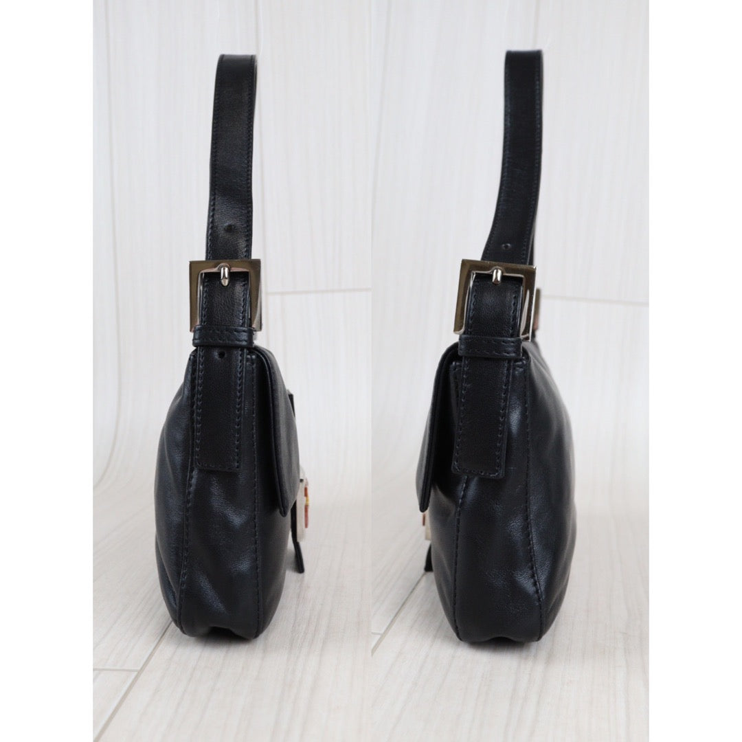 Rank A｜ FENDI Lamb Leather Baguette Shoulder Bag ｜23041701