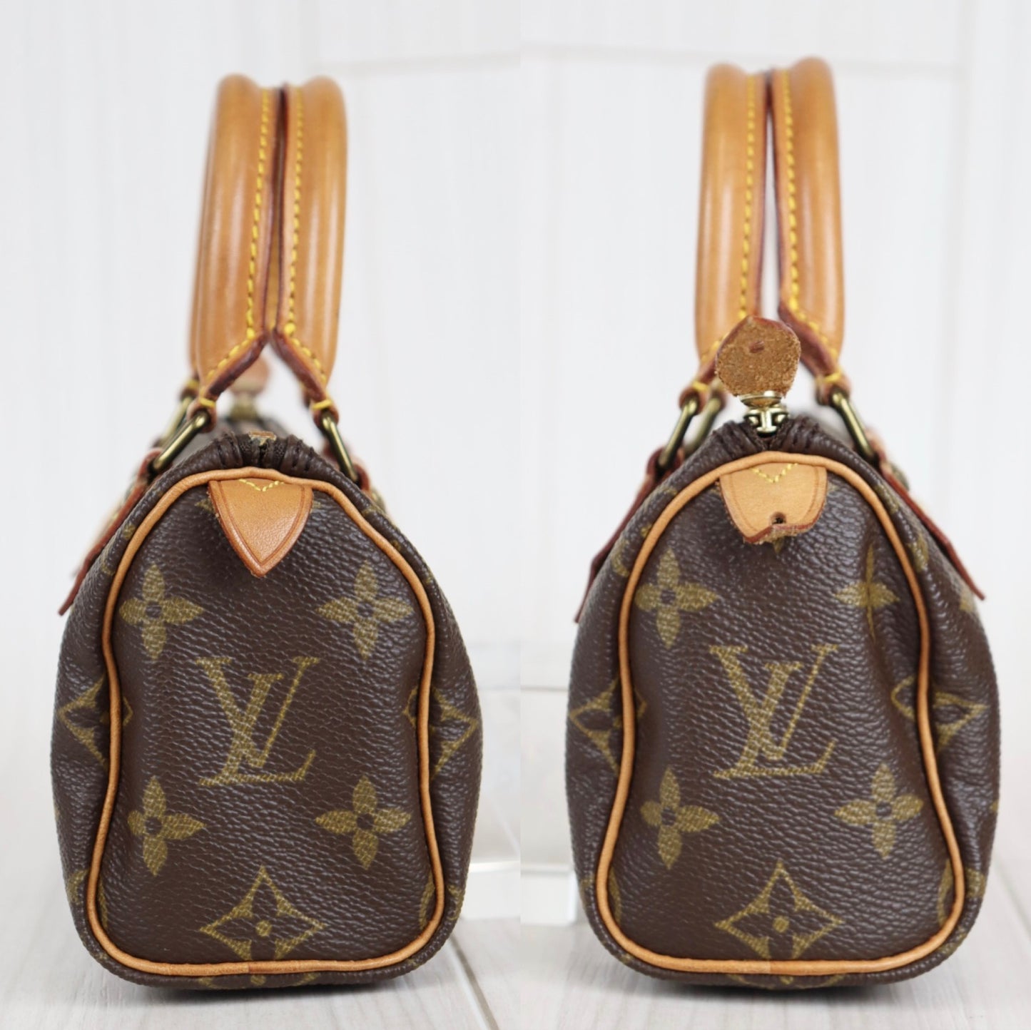 Rank AB ｜ LV Monogram Mini Speedy Handbag ｜ 073009